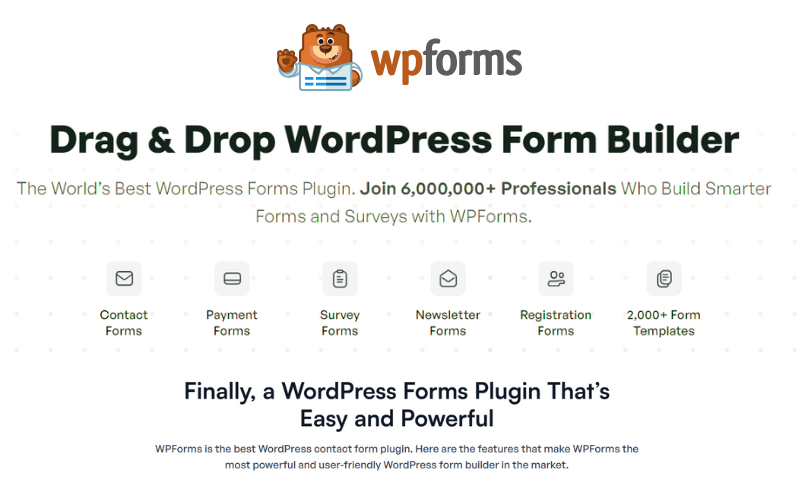 WP Forms WordPress Plugin