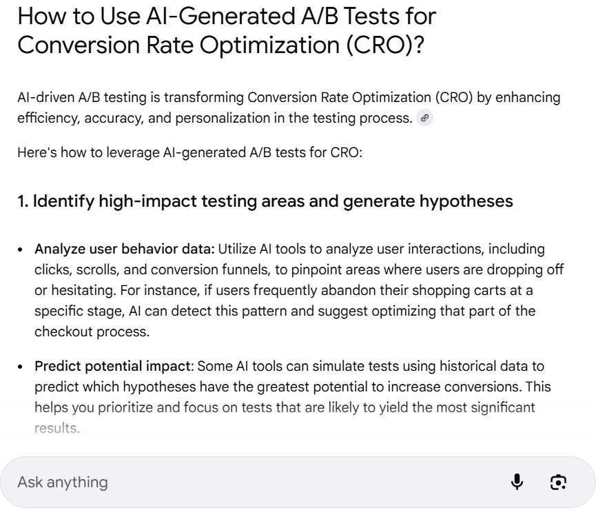 How to Use AI-Generated A/B Tests for Conversion Rate Optimization (CRO)?
