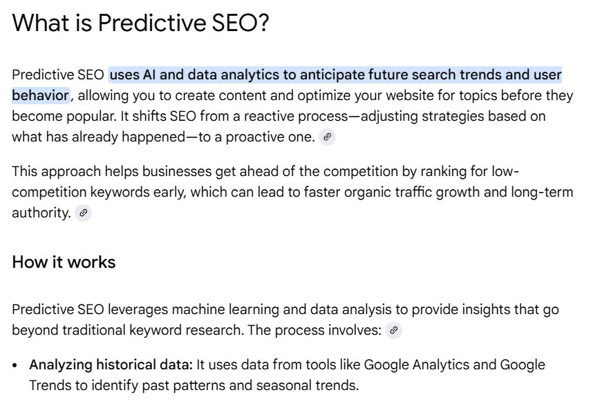 Predictive SEO
