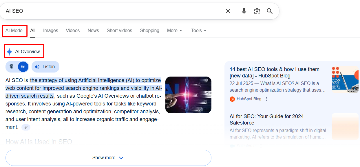 Google AI Mode