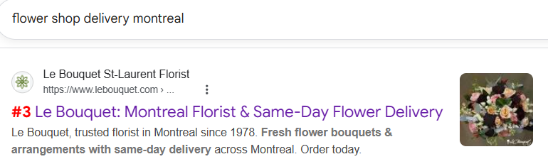 Le Bouquet