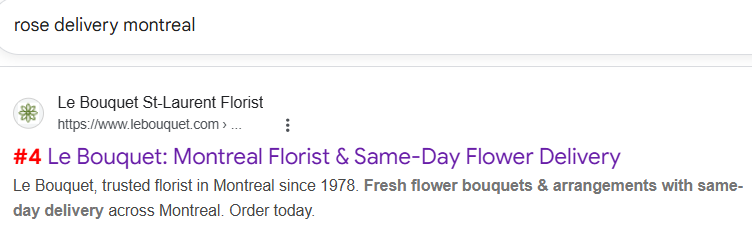 Le Bouquet
