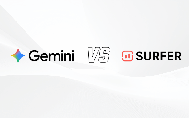 Gemini vs Surfer SEO